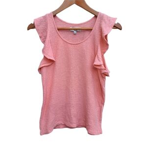 Madewell Texture & Thread | Ruffle Sleeve Tank Top Size XS Style L9015
